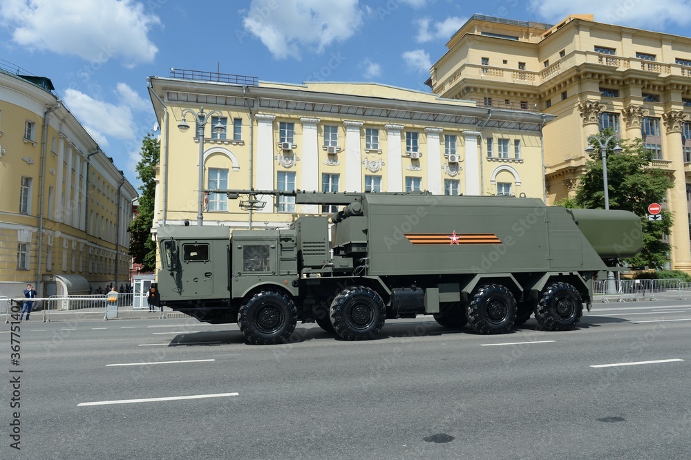 Self-propelled command post of control and communications of the Coastal Missile Complex 