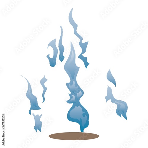 blue flame