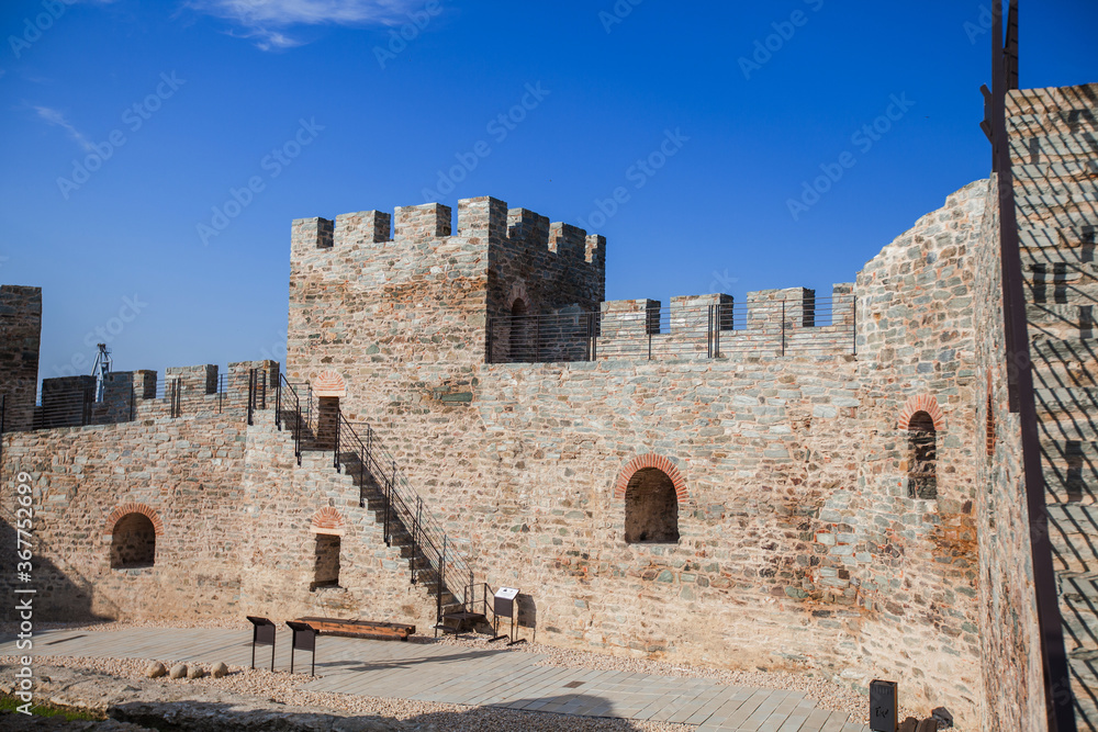 Cultural Heritage, Medieval Ram Fortress, old Ottoman fortress,  border fortification situated on the banks of Danube river, eastern Serbia, Europe
