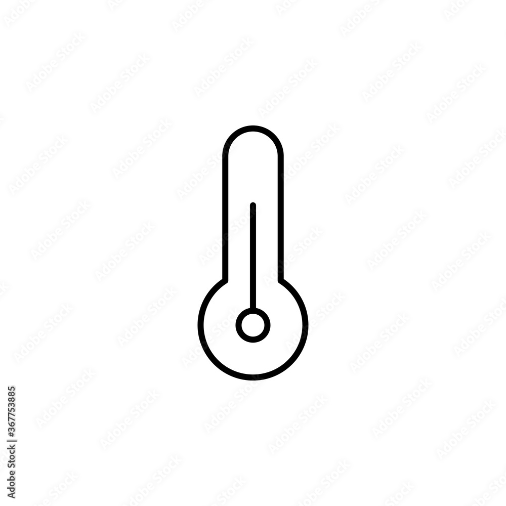 Thermometer icon. Vector Illustration Thermometer icon. Vector Illustration