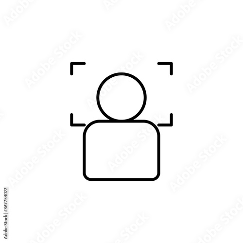 Camera focus icon. Photography symbol modern, simple, vector, icon for website design, mobile app, ui. Vector Illustration