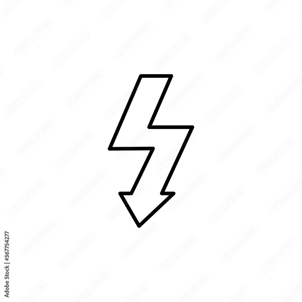 Flash icon. Lightning symbol modern, simple, vector, icon for website design, mobile app, ui. Vector Illustration Flash icon. Lightning symbol modern, simple, vector, icon for website design, mobile app, ui. Vector Illustration