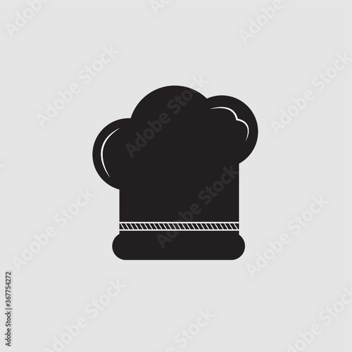 silhouette of chef cap