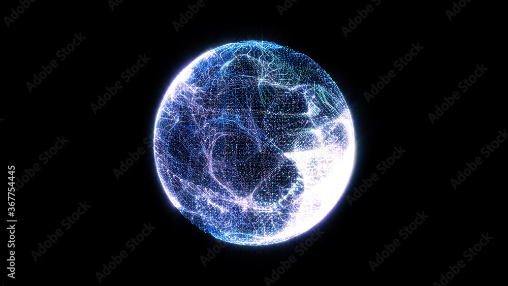 Plasma Sphere Swirl Wave Creative Illustration Background. Plasma Sphere Swirl Wave Creative Illustration Background.