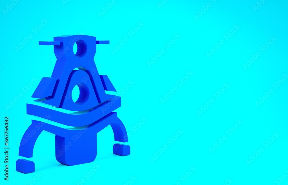 Blue Snowmobile icon isolated on blue background. Snowmobiling sign. Extreme sport. Minimalism concept. 3d illustration 3D render. Blue Snowmobile icon isolated on blue background. Snowmobiling sign. Extreme sport. Minimalism concept. 3d illustration 3D render.