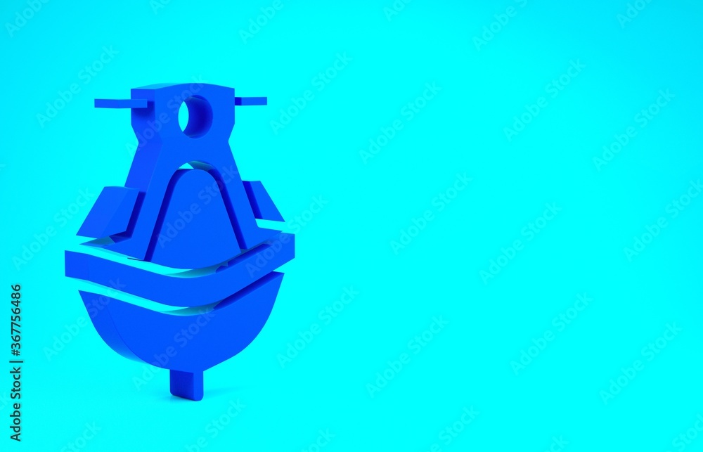 Blue Jet ski icon isolated on blue background. Water scooter. Extreme sport. Minimalism concept. 3d illustration 3D render. Blue Jet ski icon isolated on blue background. Water scooter. Extreme sport. Minimalism concept. 3d illustration 3D render.