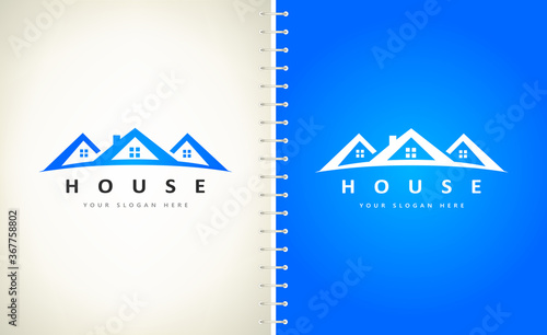 House logo Vector. Real Estate Design.