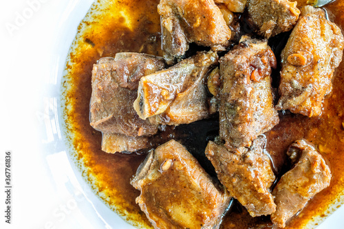Deep Fried Pork Bone Oil Asian Food