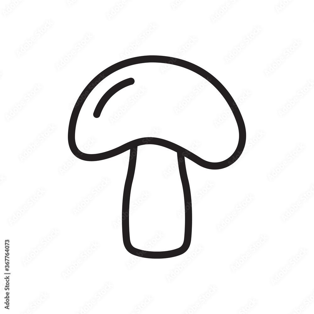 Mushroom icon vector illustration. Mushroom icon vector illustration.