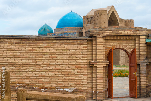 Khodja Ahmet Yasawi Mausoleum, Unesco World Heritage Site, Turkistan, South region, Kazakhstan photo