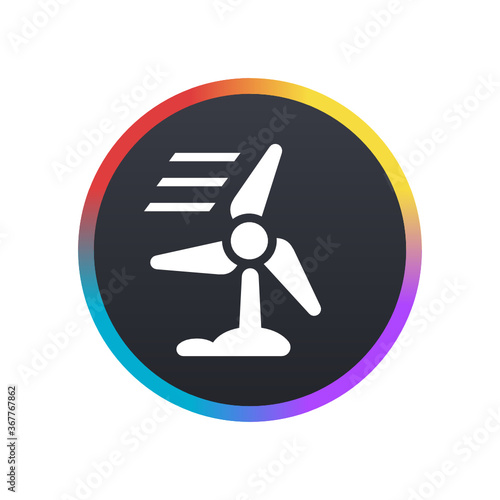 Wind Energy -  Push Button