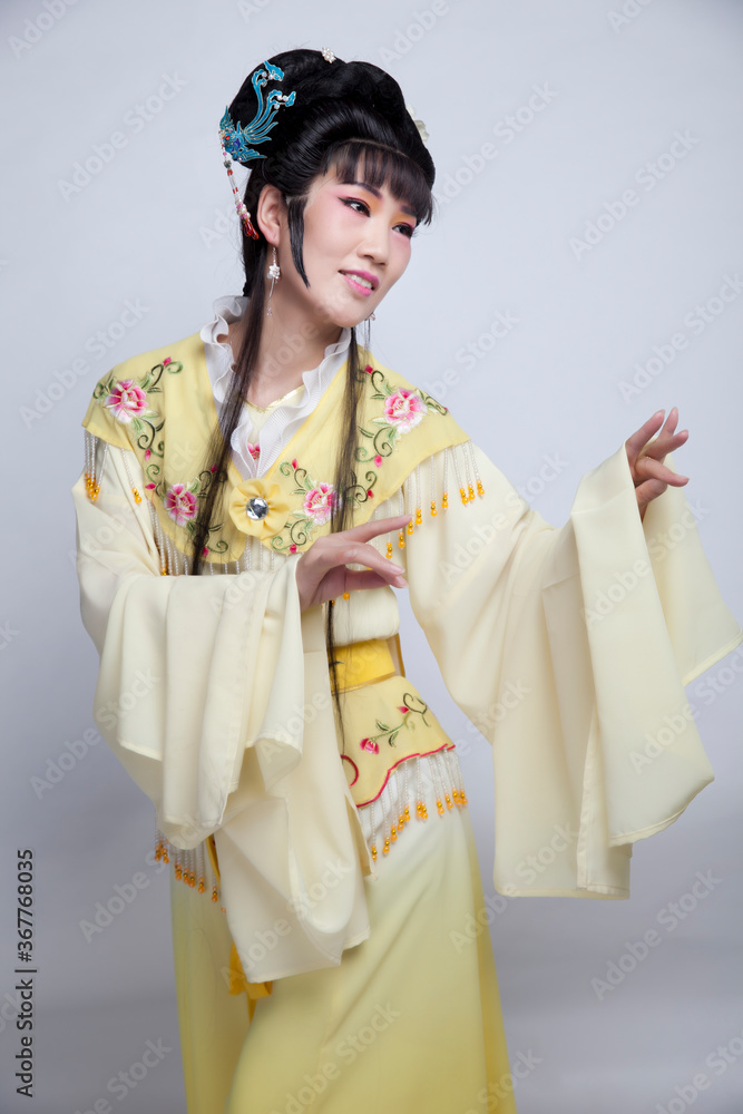 Asian Peking Opera and Opera Male Disguise as Female Actor Asian Peking Opera and Opera Male Disguise as Female Actor