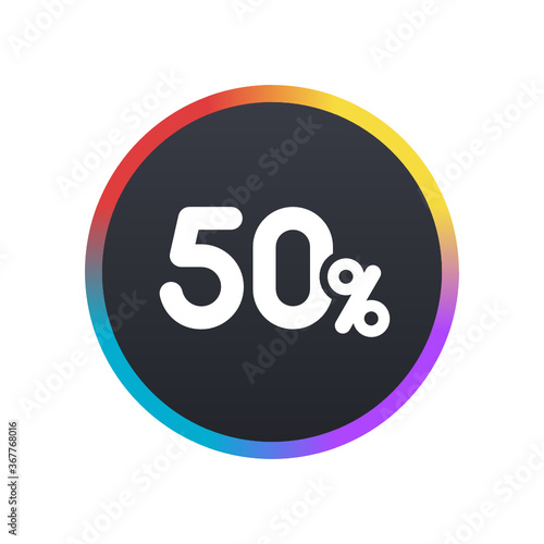 50% - Push Button