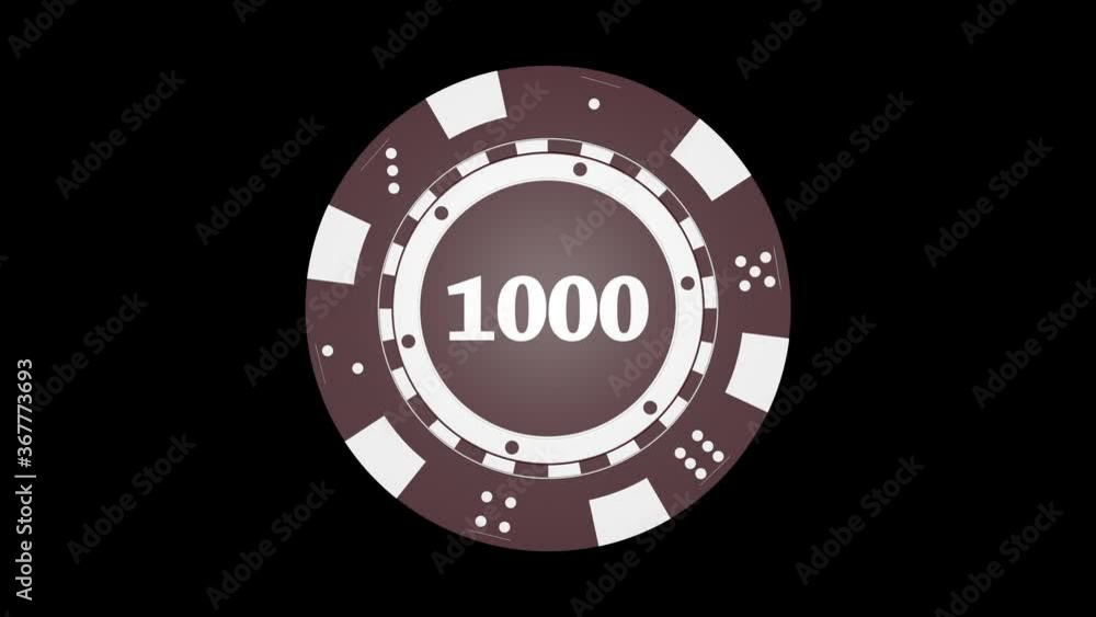 Poker Chip with Text, Rendering, Loop, with Alpha Matte, 4k
Poker Chip with Text, Rendering, Loop, with Alpha Matte, 4k