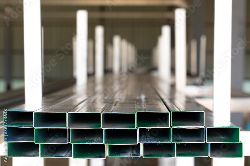 Galvanize box steel on Steel shelves