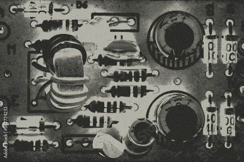 Circuit board of Fluorescent lamp In each filter