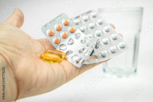  3 fish oil big gel capsules, pills, pharmacy, healthcare, vitamins