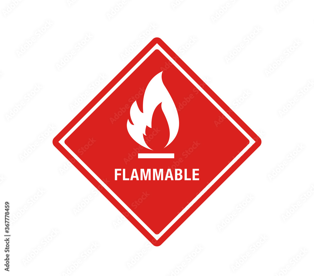 Flammable sign vector. the globally Harmonized system vector sign. Flammable liquid vector sign. Flammable sign vector. the globally Harmonized system vector sign. Flammable liquid vector sign.