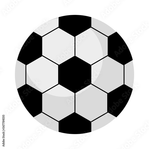 soccer balloon sport equipment icon