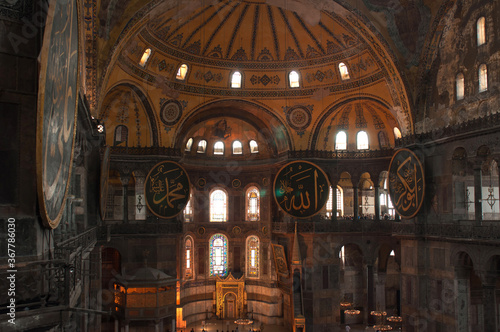 Details from Hagia Sophia on August 29  2010 in Istanbul  Turkey