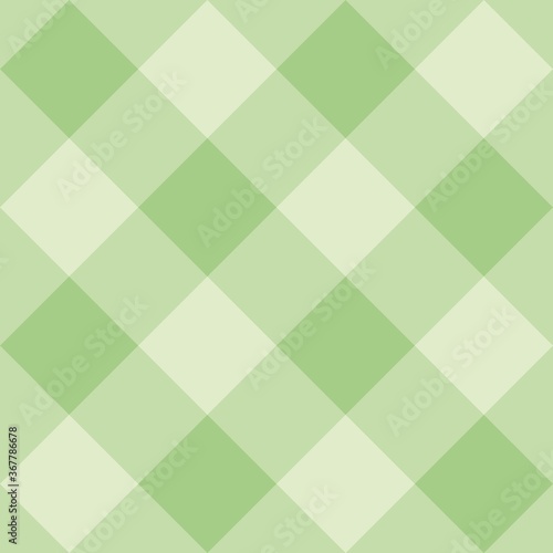 Wallpaper Mural Seamless traditional green vector background, tile checkered pattern or grid plaid texture Torontodigital.ca