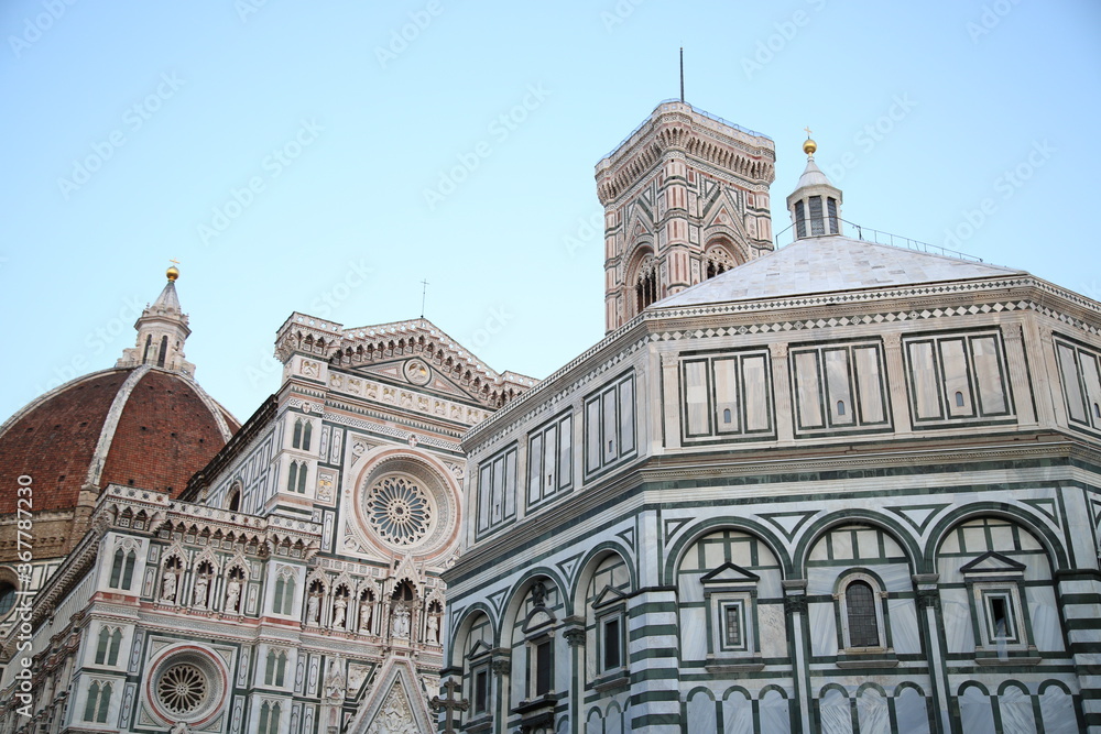 Details of the Cathedral of S. Maria In Fiore in Florence