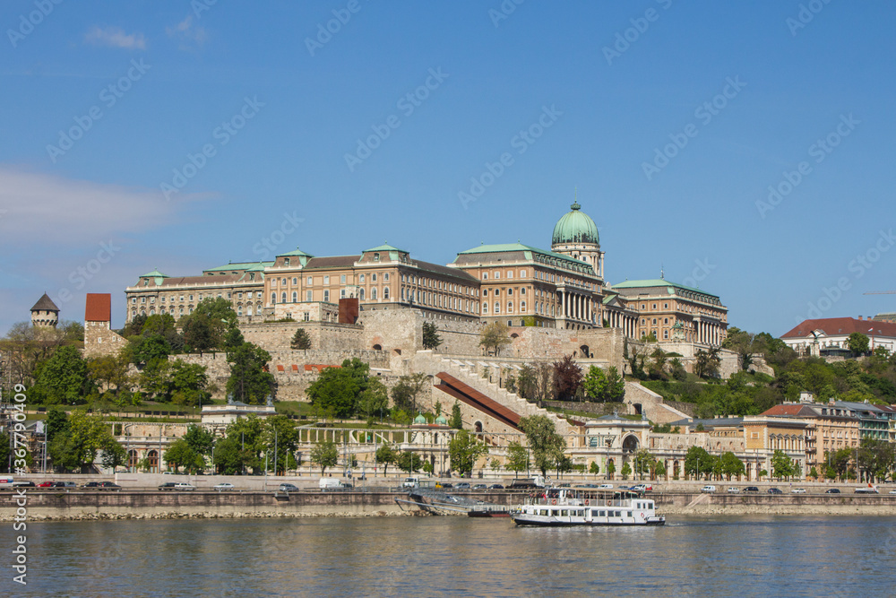 View of Buda Castle in Budapest. Hungary