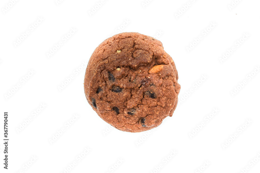 Cookie chocolate chip and Sugar cookie isolated on white background Cookie chocolate chip and Sugar cookie isolated on white background