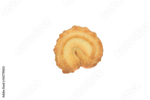 Cookie chocolate chip and Sugar cookie isolated on white background
