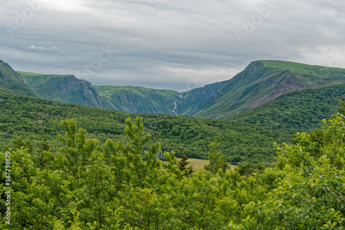Mountains in the Codroy Valley, Newfoundland and Labrador, Canada.