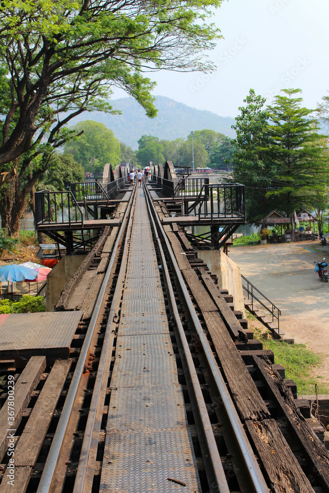 Fototapeta premium PONT DE LA RIVIERE KWAI - THAILANDE