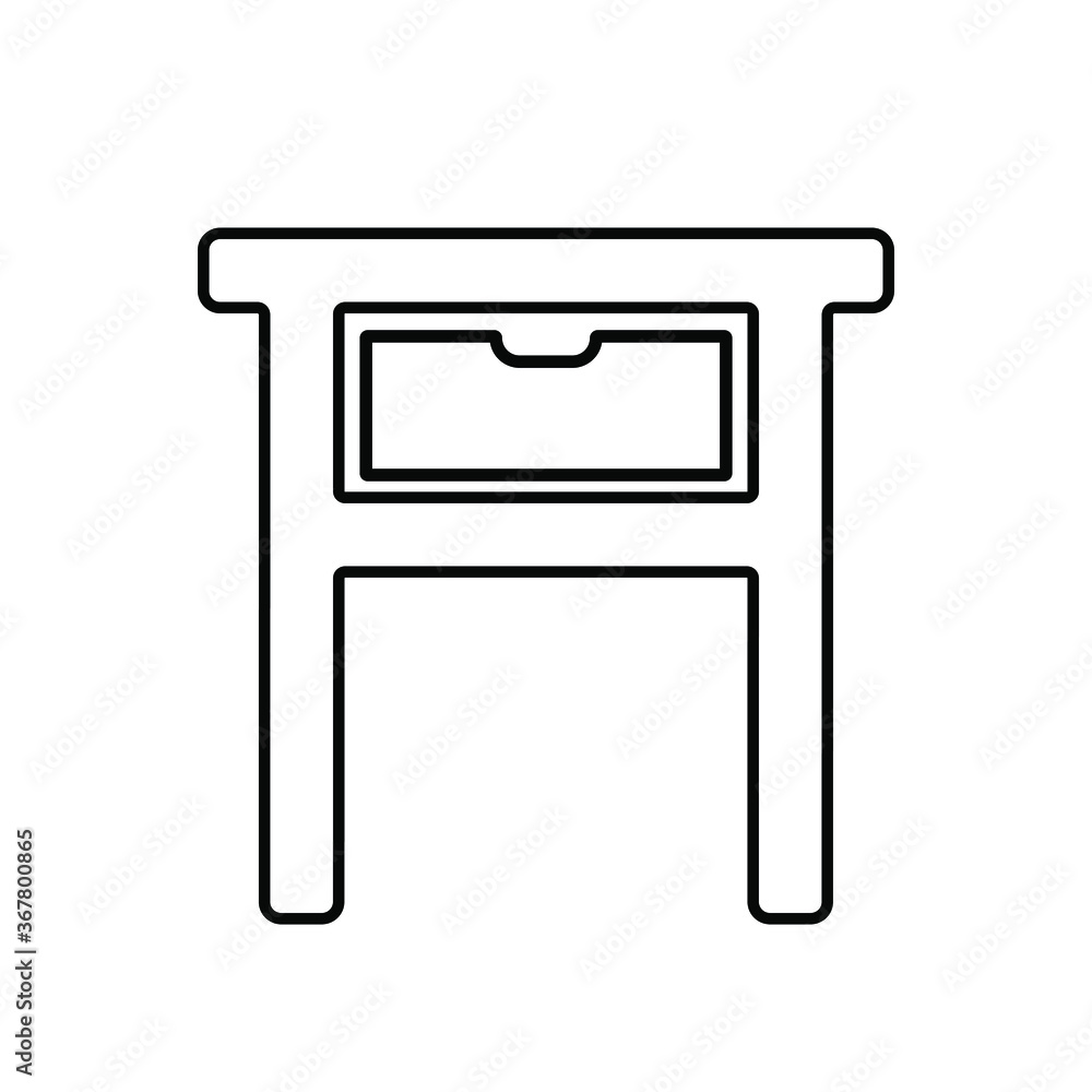 Drawer table icon vector simple design Drawer table icon vector simple design