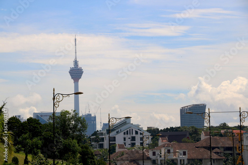 far view of Menara (Tower) Kuala Lumpur