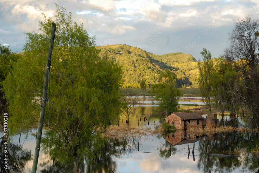 Paisaje inundación