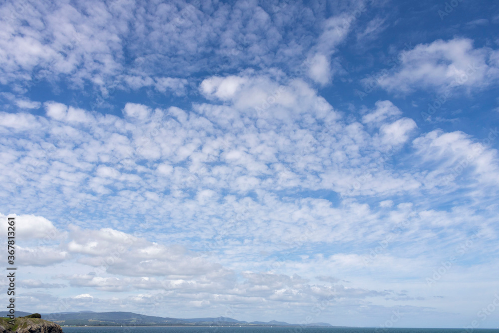 Blue sky and white clouds Blue sky and white clouds