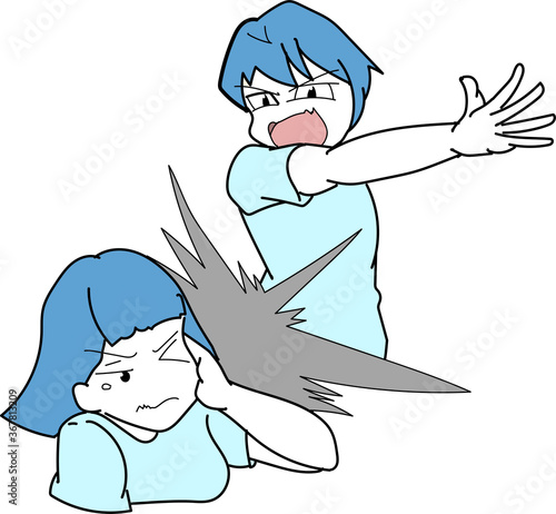 ドメスティクバイオレンス_ブルー