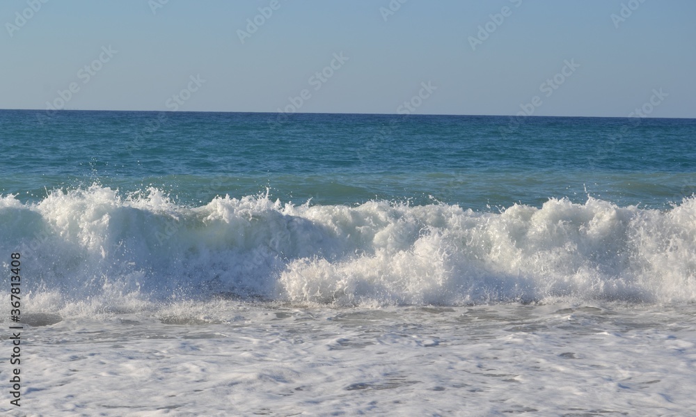 Fototapeta premium waves on the beach