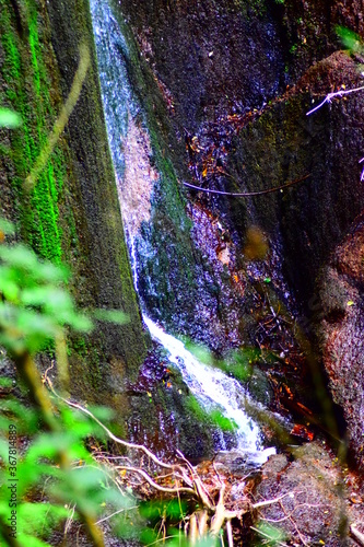 Wasserfall in der Wolfsschlucht nahe des Laacher See, Eifel photo