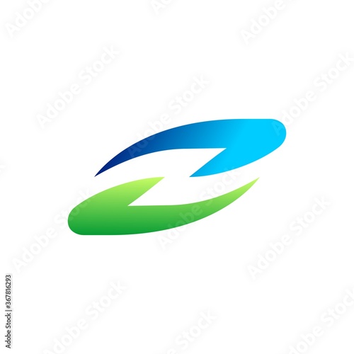 Z Letter Arrow Transfer payment Logo
