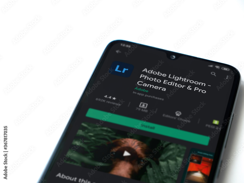Lod, Israel - July 8, 2020: Adobe Lightroom - Photo Editor & Pro Camera ...