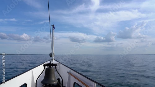 view of the Lake Garda from the boat
