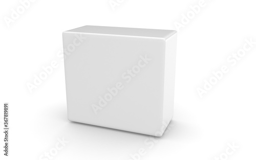3D box on white background © RSLN