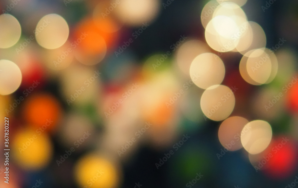 blurred beautiful bokeh ball, colorful light in the city , bokeh background blurred beautiful bokeh ball, colorful light in the city , bokeh background