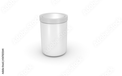 Wallpaper Mural 3d bottle mockup on white background Torontodigital.ca