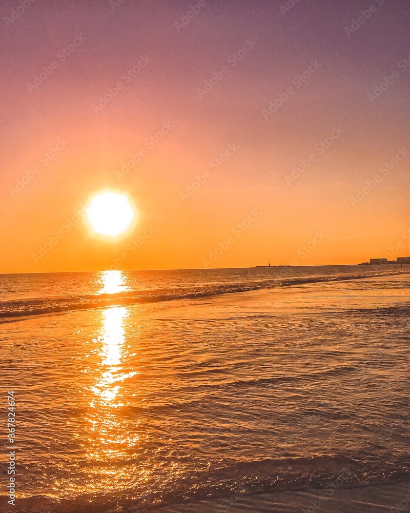 Obraz premium sunset over the sea