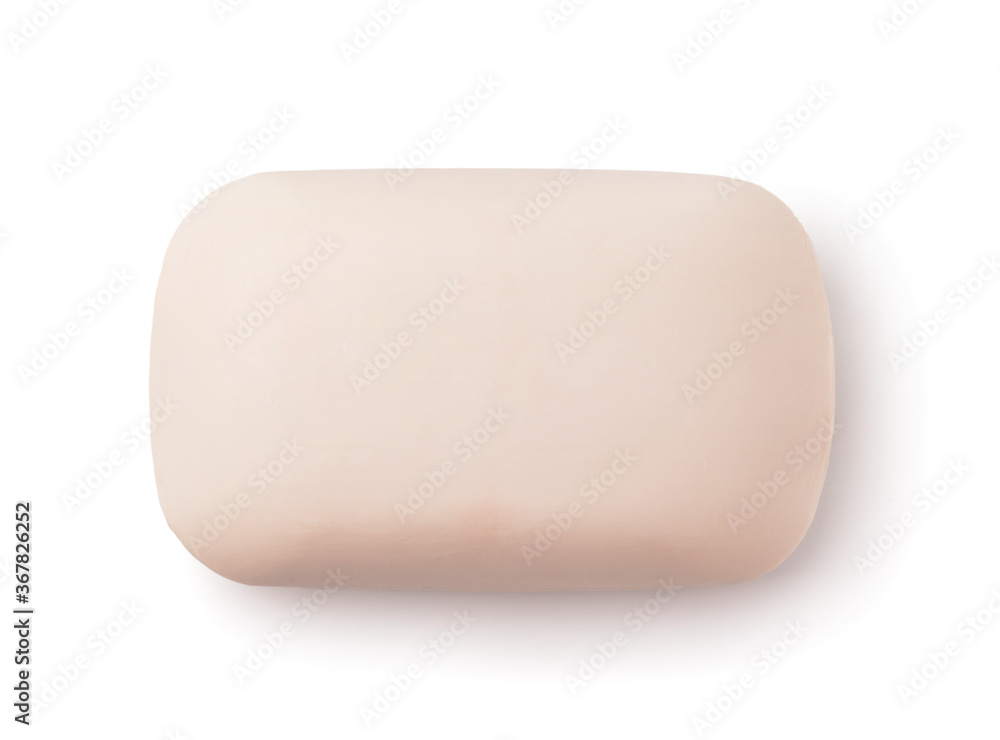 Top view of blank soap bar Top view of blank soap bar