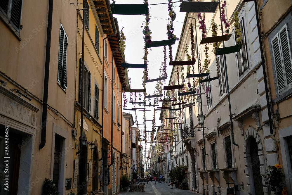 The most typical beautiful street in Tuscany.