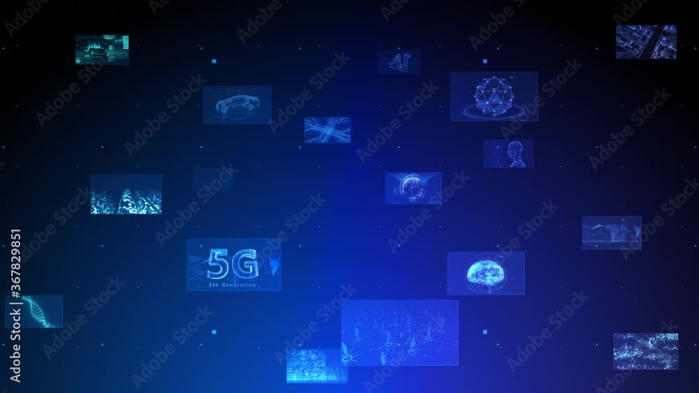 Digital Network Technology AI 5G data communication concepts background. Digital Network Technology AI 5G data communication concepts background.