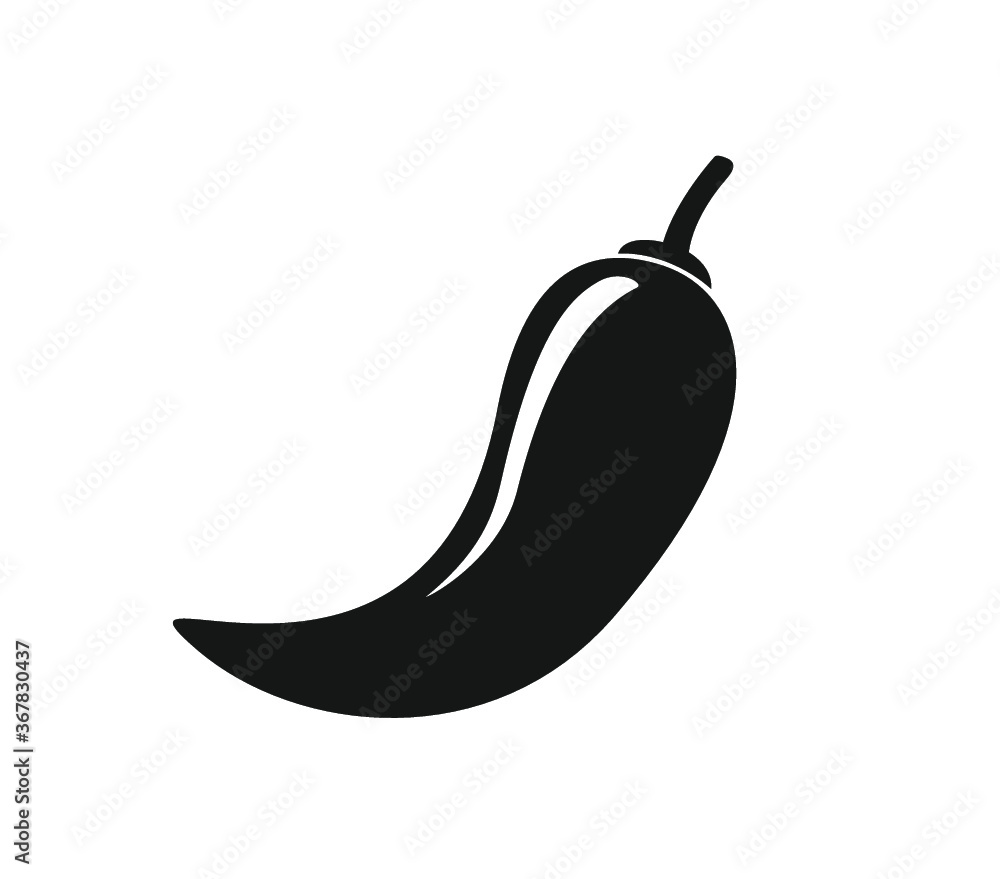 Chili icon. Pepper icon. Hot pepper icon. Chili pepper vector icon. Chili icon. Pepper icon. Hot pepper icon. Chili pepper vector icon.