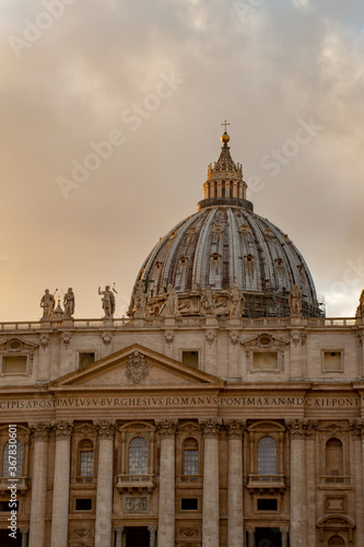 Cúpula Vaticano, Roma, Italia.